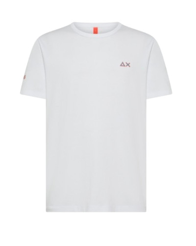T-shirt uomo Sun68 bianco ES25SU01 T35140