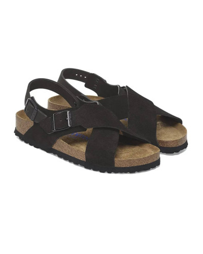 Sandalo donna Birkenstock Tulum SFB suede black DS25BI04 1029779