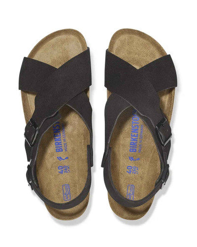 Sandalo donna Birkenstock Tulum SFB suede black DS25BI04 1029779