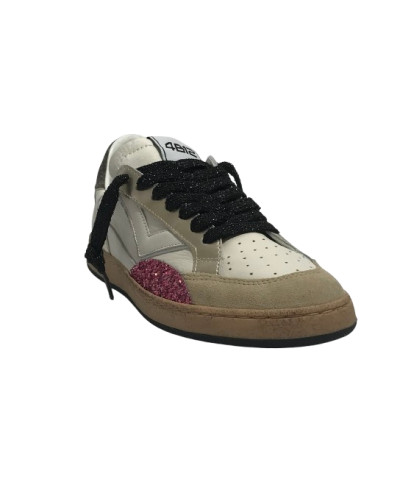 Sneaker donna 4B12 platinum/ pink D26QB02 PLAYNEW-D225