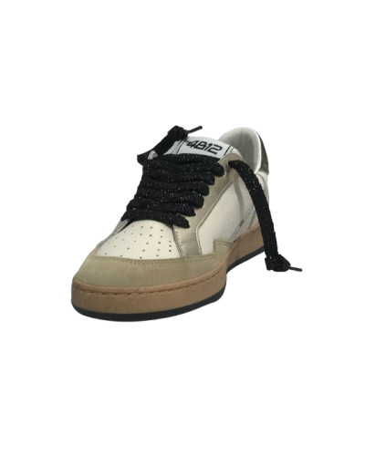 Sneaker donna 4B12 platinum/ pink D26QB02 PLAYNEW-D225