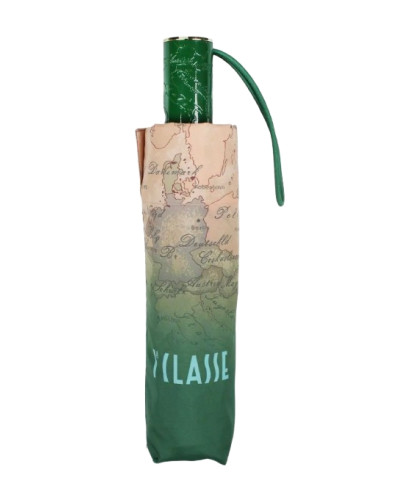 Ombrello Alviero Martini 1A classe retraibile verde O26PC03 1008 OPENCLOSE M