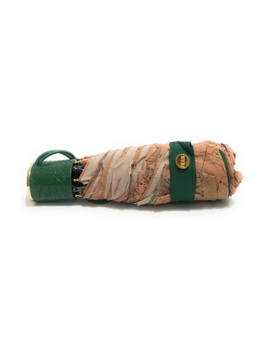 Ombrello Alviero Martini 1A classe retraibile supermini O26PC06 1032 verde