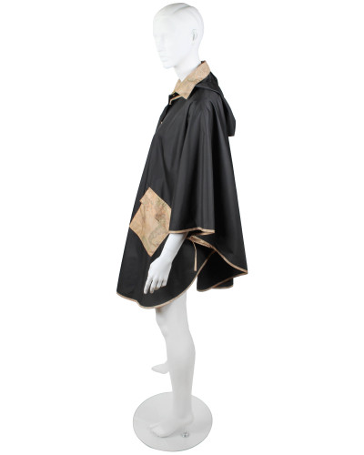 Mantella pioggia Alviero Martini 1A Classe lunga nero C26PC02 900 A