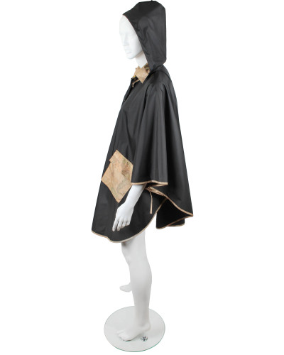Mantella pioggia Alviero Martini 1A Classe lunga nero C26PC02 900 A