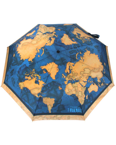Ombrello Alviero Martini 1A classe retraibile blu O26PC04 1008 OPENCLOSE F