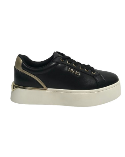 Sneaker Liu-Jo Pretty 06 black/light gold D26LJ06 BF5041 PX026