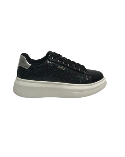 Sneaker Liu-Jo Babol 01 laminated black/ silver D26LJ04 BF5059 EX300 01039