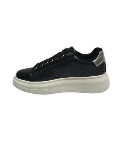 Sneaker Liu-Jo Babol 01 laminated black/ silver D26LJ04 BF5059 EX300 01039