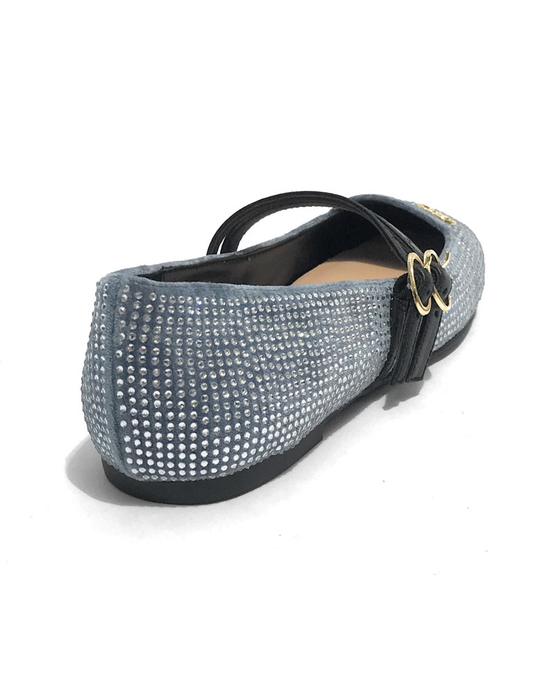 Sandales Liu Jo Girl Strass Argentées - Taille 00851 - Neuves En Boîte