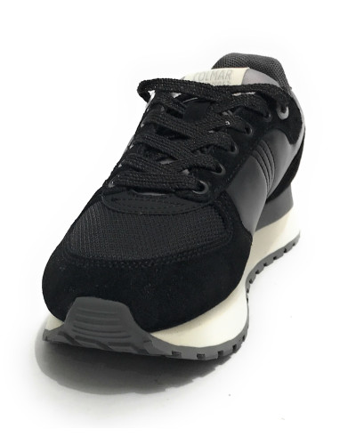 Scarpe donna Colmar sneaker Travis Authentic 098 black/dk silver D26CO05