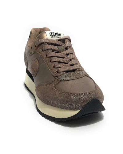 Scarpe donna Colmar sneaker Travis Punk 034 taupe D26CO02