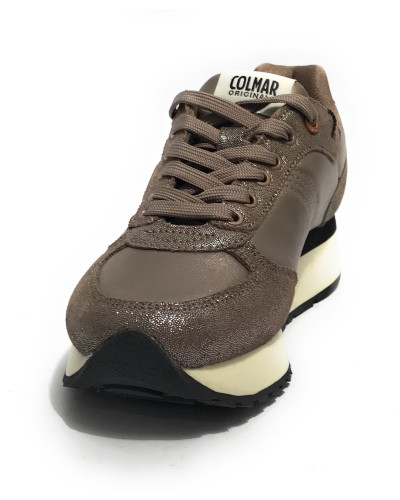 Scarpe donna Colmar sneaker Travis Punk 034 taupe D26CO02