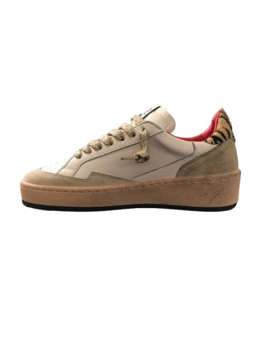 Sneaker donna 4B12 white/ leo D26QB03 PLAYNEWSKY-D229