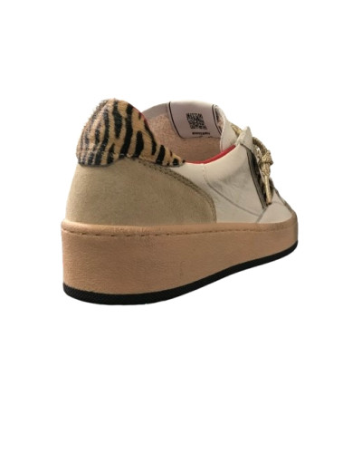 Sneaker donna 4B12 white/ leo D26QB03 PLAYNEWSKY-D229