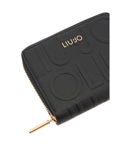Portafoglio Liu-Jo Caliwen M zip around embossed nero A26LJ04 AF5156 E1092