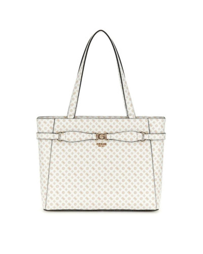 Borsa Guess a spalla Arlena Noel tote white logo B25GU20 PS933625