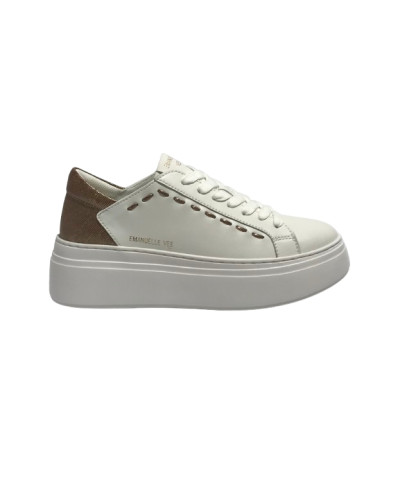 Sneaker donna Emanuélle Vee Bice all white/ gold D26EV06 452P-503-19 WH-GO