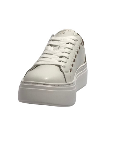 Sneaker donna Emanuélle Vee Bice all white/ gold D26EV06 452P-503-19 WH-GO