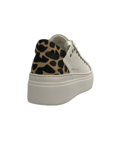 Sneaker donna Emanuélle Vee Bice all white/ animalier D26EV04 452P-503-19 WH-AN