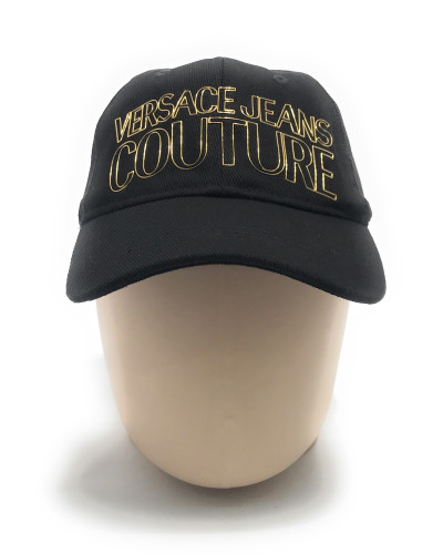 Cappello Baseball Versace Jeans Couture nero con logo C26VE02 79YAZK32