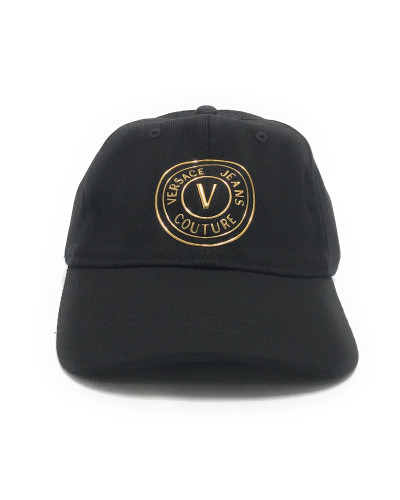 Cappello Baseball Versace Jeans Couture nero con logo C26VE03 79VAZK26