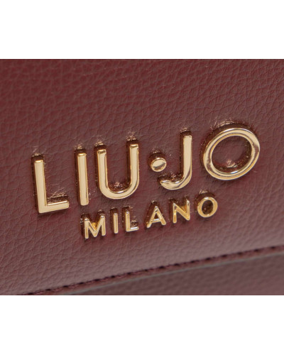 Borsa donna Liu-jo tracolla ecs M crossbody Caliwen red wine B26LJ60 AF5152 E0058