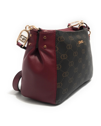 Borsa donna Liu-jo Cirry Crossbody M red wine/marrone B26LJ68 AF5116 E0053