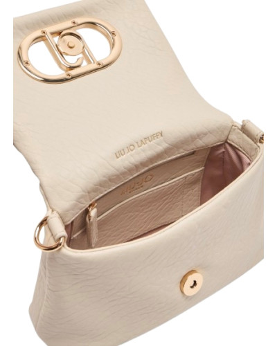 Borsa donna Liu-jo Lapuffy crossbody S neutro B26LJ80 AF5269 E0161