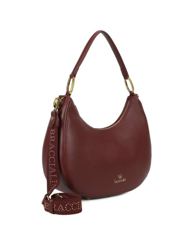 Borsa a hobo Braccialini Amy bordeaux B26BR23 B18504
