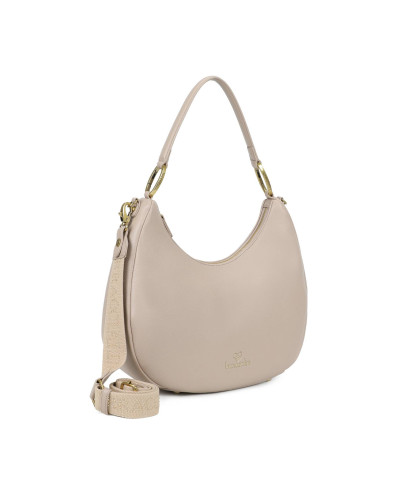 Borsa a hobo Braccialini Amy taupe B26BR18 B18504
