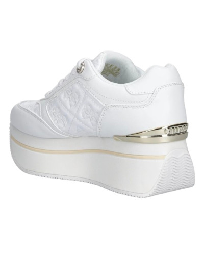 Sneaker donna Guess Camrio 4G platform white multilogo D26GU01 FLTCM9FAL12