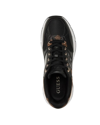 Sneaker donna Guess Fonzi runner black D26GU03 FLTFONFAB12