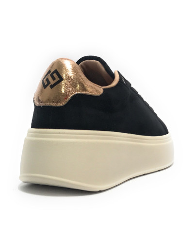 Sneaker donna Gold&gold nero D26GG03 GB972