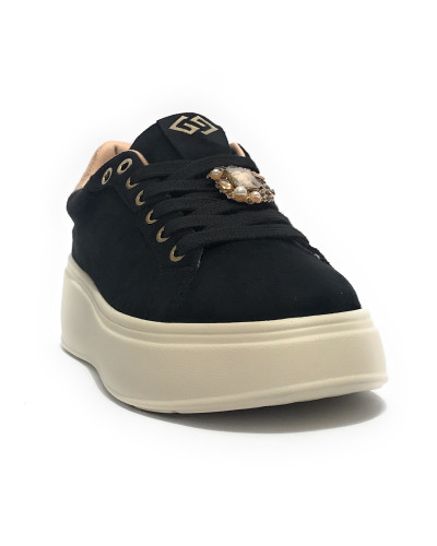 Sneaker donna Gold&gold nero D26GG03 GB972