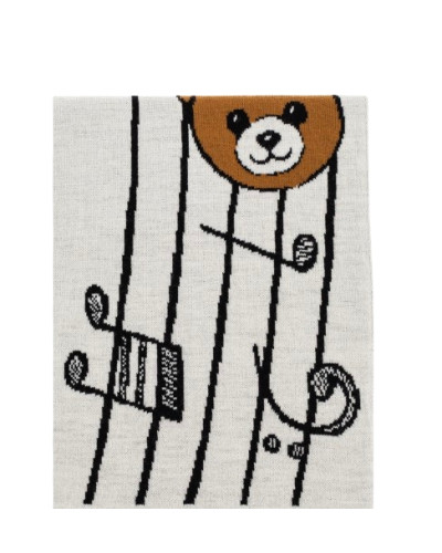 Sciarpa donna Moschino Bear white C26MO25 30832 M3318 002