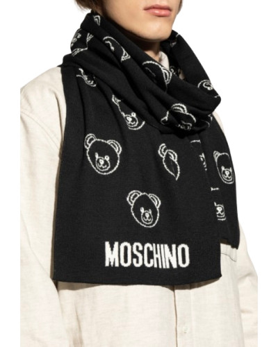Sciarpa donna Moschino Bear nero C26MO21 30831 M3320 016