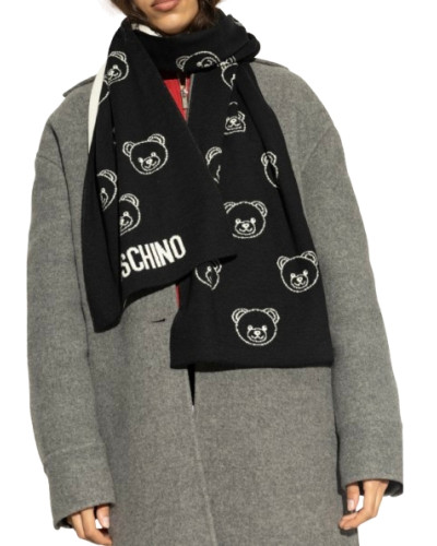 Sciarpa donna Moschino Bear nero C26MO21 30831 M3320 016