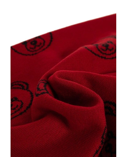 Sciarpa donna Moschino Bear rosso C26MO24 30831 M3320 007