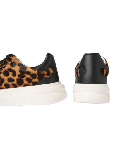 Scarpe donna sneaker Guess Elbina08 animalier D26GU14 FLTEL8LEA12