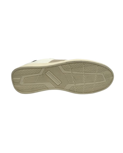 Sneaker U.S. POLO Campy004 in pelle white/light beige U26UP01