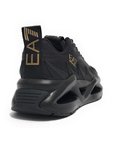 Sneaker EA7 Emporio Armani triple black/gold U26EA09 7X000304 AF18442 MC021
