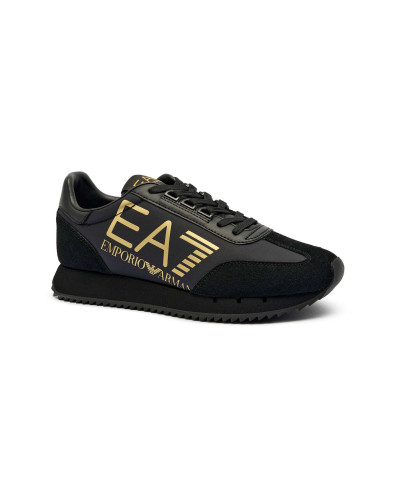 Sneaker EA7 Emporio Armani training black/gold U26EA07 7X000541 AF18609 MZ177