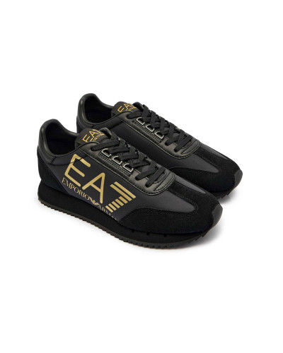 Sneaker EA7 Emporio Armani training black/gold U26EA07 7X000541 AF18609 MZ177