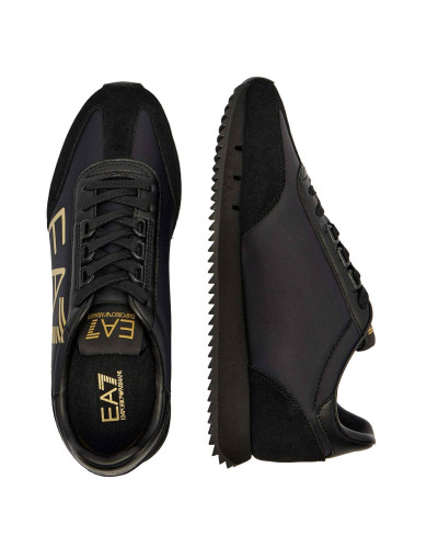Sneaker EA7 Emporio Armani training black/gold U26EA07 7X000541 AF18609 MZ177
