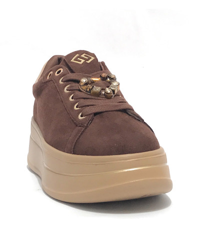 Sneaker donna Gold&gold caffe D26GG12 GB989