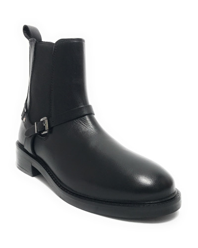 Scarpe Emanuélle Vee stivaletto beatles Uma nero D26EV11 452M-811-16-CRW