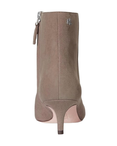 Stivaletto Lauren Ralph Lauren McKay suede bootie taupe D26RL10 802967779008