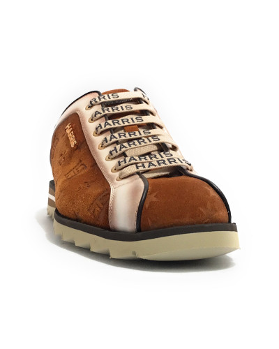 Scarpe uomo Harris sneaker pelle scamosciata camoscio/ bianco/ rosso U17HA218 Mugello