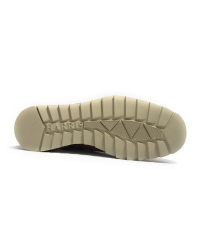 Scarpe uomo Harris sneaker pelle scamosciata camoscio/ bianco/ rosso U17HA218 Mugello